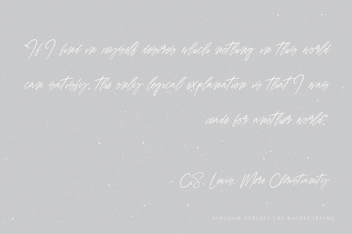 Kingdom Pursuit | Script Font preview 6