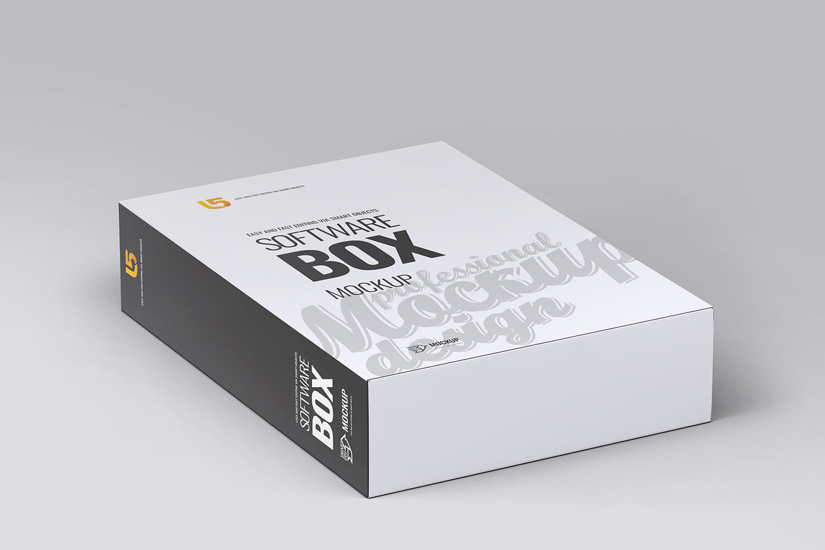 Software Box Mock-up, an Advertising Mockup by Xtrahive (Photo 2 of 2)