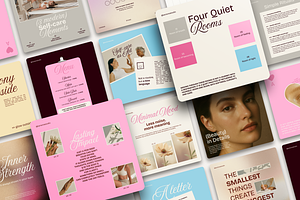 Self-Care Instagram Canva Templates
