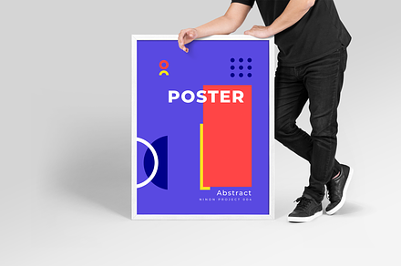 Geometric Poster - Minimal Cover Art, a Magazine Template by NinOn