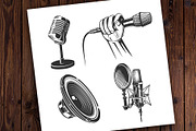 Microphone, a Branding & Logo Template by DOBROGRAPH (Thumbnail 5 of 7)
