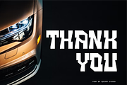 Scafe Racing - Speed Car Font, a Sans Serif Font by Iqsiart Studio (Thumbnail 7 of 7)