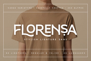 Florensa - Stylish Ligature Sans