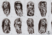 Procreate - Religious, a Brush Add-On by Studio.Valhalla (Thumbnail 3 of 9)