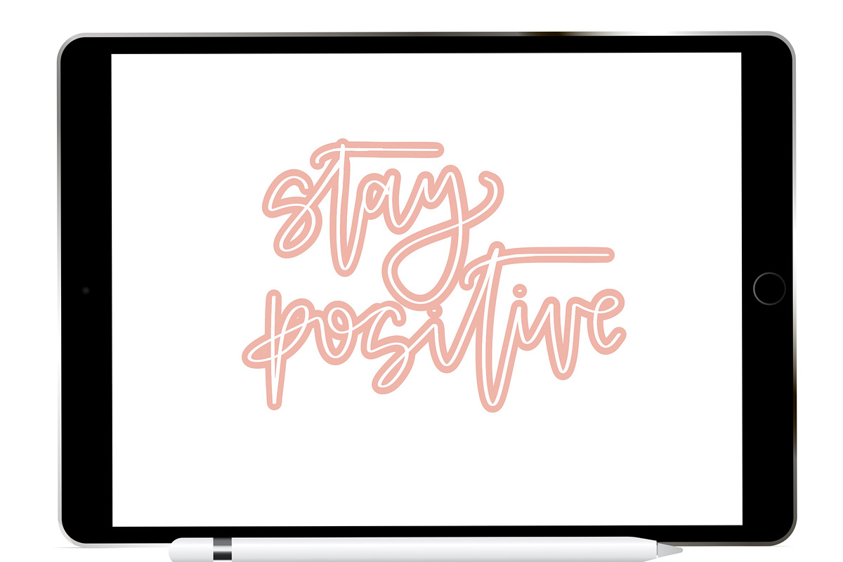 Thick Outline Procreate Brush, a Brush Add-On by Blue Strawberry Studio (Photo 2 of 6)