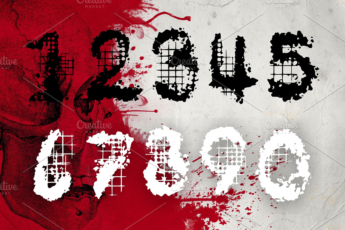 Friday 13 Horror font, SVG Font, a Font by Tattoo Worker Studio (Photo 4 of 4)