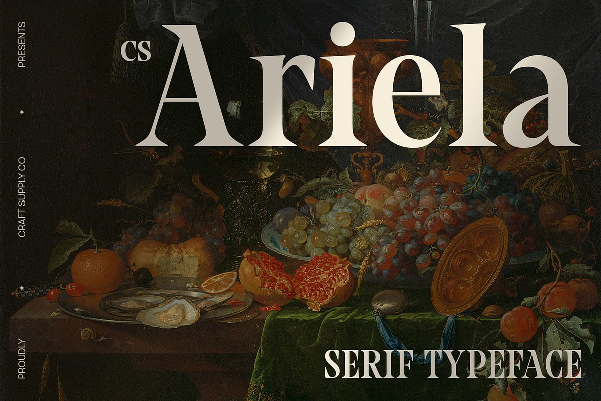 CS Ariela – Classic Font, a Serif Font by Craft Supply Co. (Photo 1 of 8)