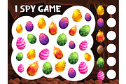 Cartoon dinosaur eggs in cave, an Education Illustration by Vector Tradition (Thumbnail 1 of 3)