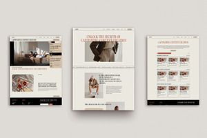 Chloe Squarespace Website Template