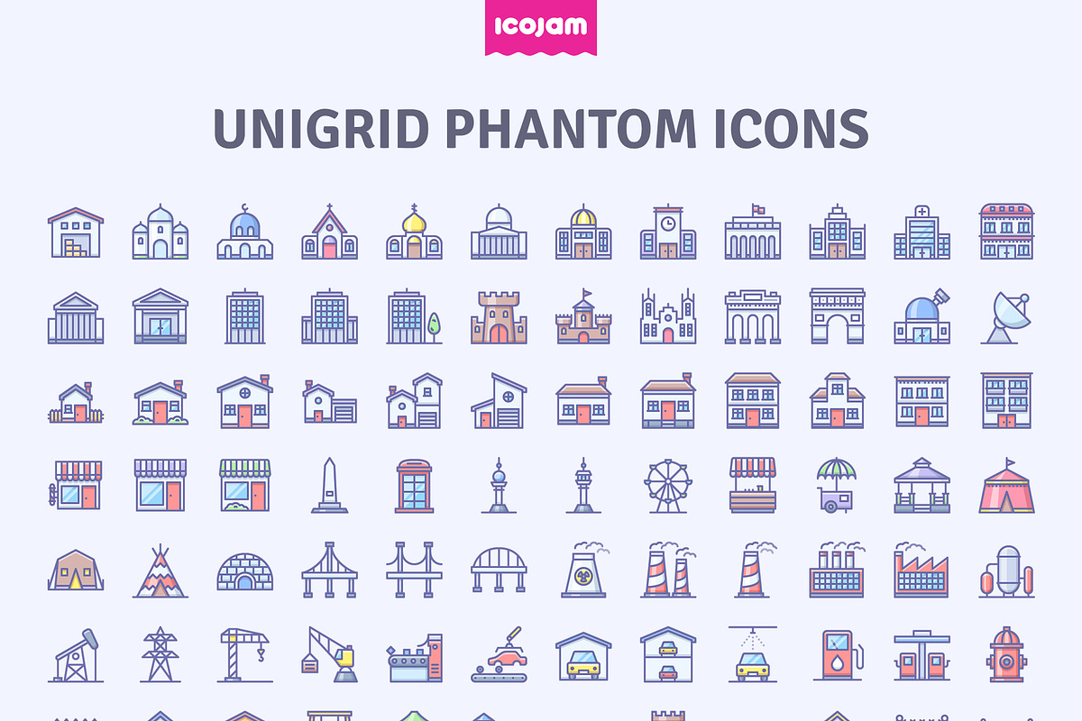 3552 Unigrid Phantom icons, an Icon by Icojam store (Photo 6 of 14)