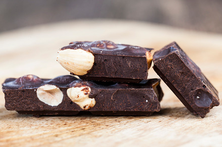 chocolate with hazelnuts, a Food & Drink Photo by MyPhotos