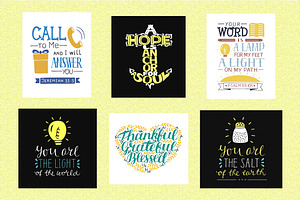 BUNDLE 62 Colorful BIBLE VERSES