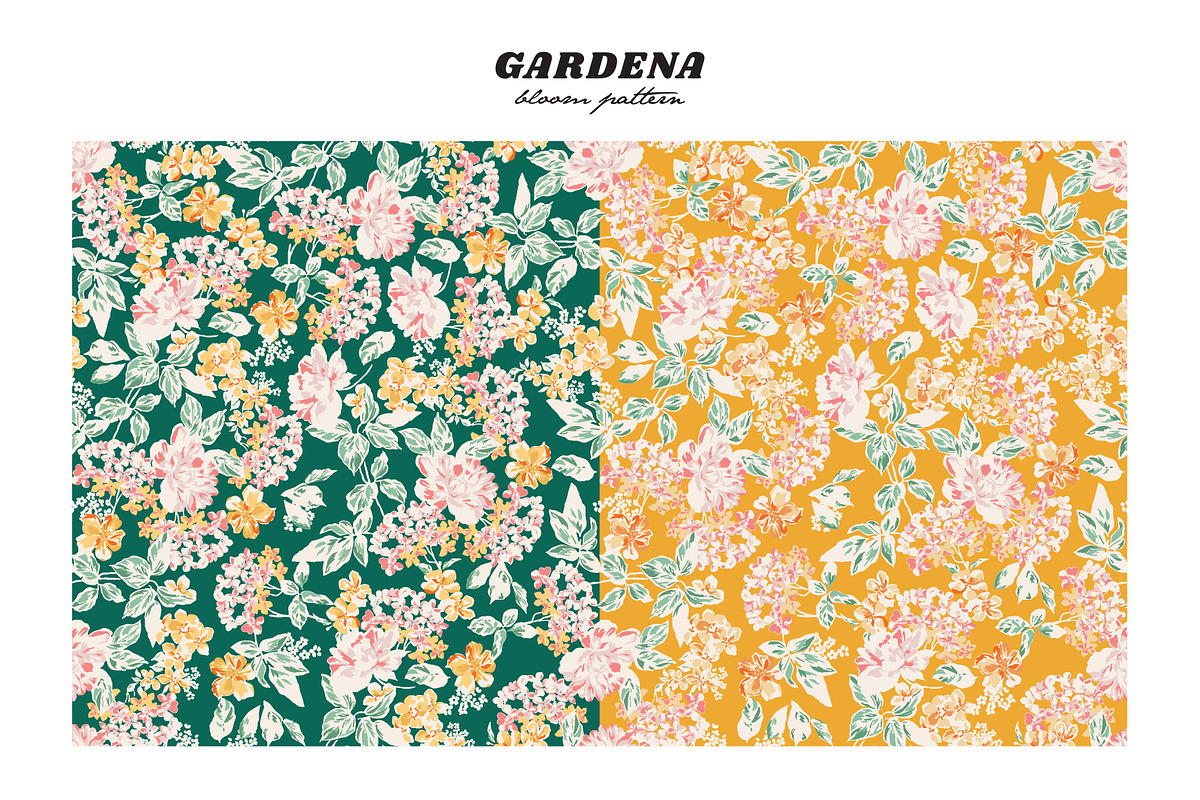 Watercolor Floral, Print Patterns, a Pattern Graphic by ASTUDIO (Photo 10 of 10)