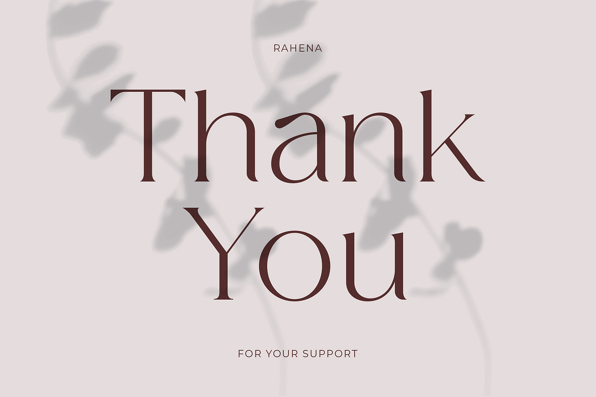 Rahena - New Modern Serif Font, a Serif Font by Muflieart (Photo 10 of 10)