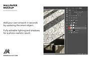 Wallpaper Mockup with Leather Chair, a Household Mockup by Andrea Muller (Thumbnail 4 of 7)