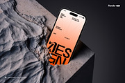 iPhone 17 Pro Scene Mockup, an iPhone Mockup by Renderteam (Thumbnail 8 of 8)