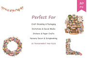 Watercolor Crochet Clipart, a Decorative Illustration by BerryPieArt (Thumbnail 4 of 4)
