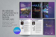 Business Conference Program Book, a Brochure Template by Oshin Design (Thumbnail 1 of 7)