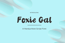 Foxie Gal Handwritten Script Font