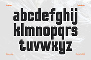 Brodhera - Bold Condensed Sans Font, a Sans Serif Font by Typia Nesia (Thumbnail 4 of 12)