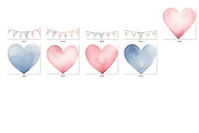 Valentine farm clipart watercolor, an Object Graphic by MyLittleMeow (Thumbnail 8 of 9)