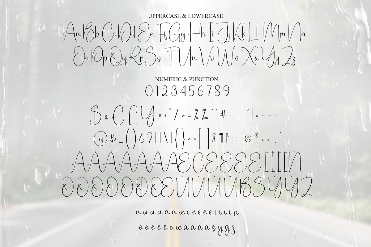 Rainstory | Script Font, a Handwritten Font by Scratchones (Photo 7 of 9)