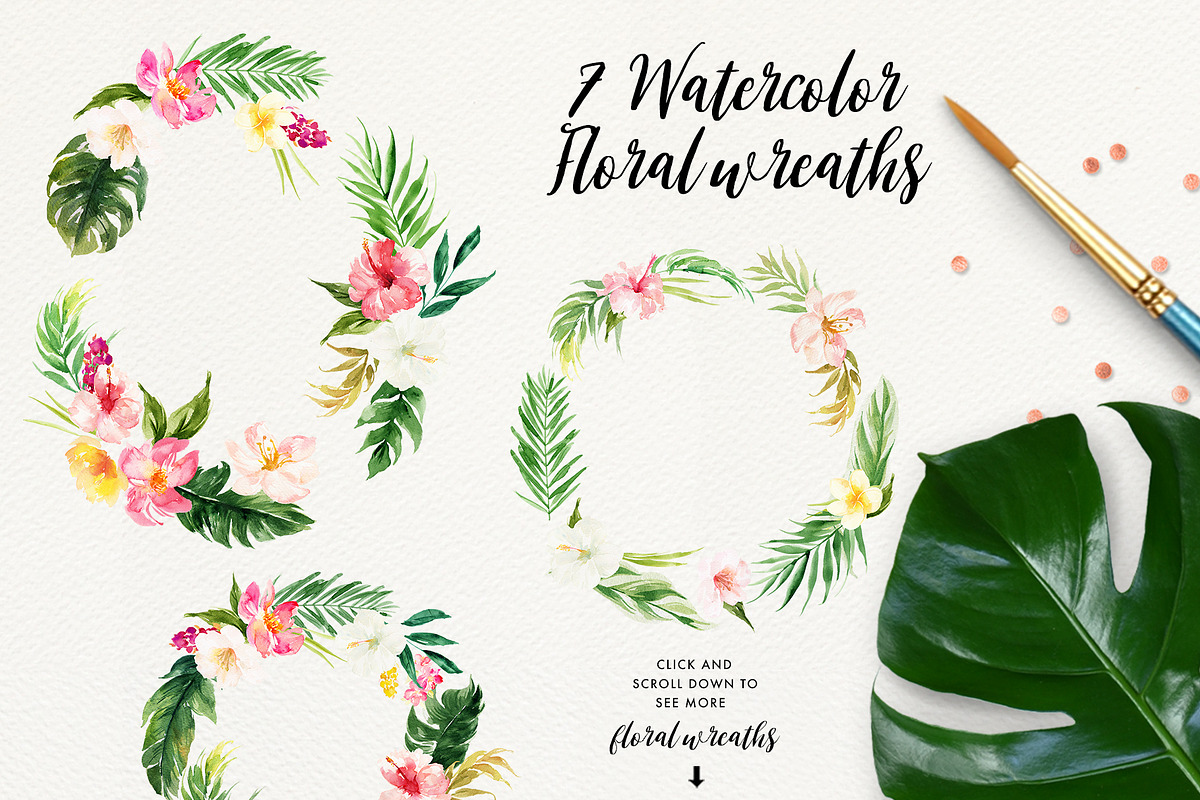 Summer Design Set-Tropical, an Animal Illustration by Graphic Box (Photo 3 of 9)