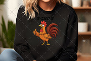 F-Caw-F Chicken Png Rooster Farm, an Illustration by Craft Nest (Thumbnail 4 of 6)