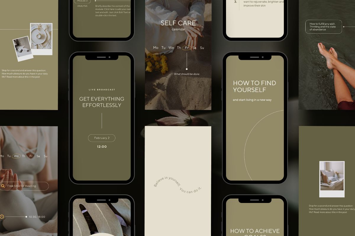 Bundle 4 in 1 Insta&Facebook tmplts, a Social Media Template by Make It Yours Lab. (Photo 8 of 34)