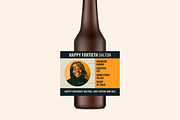 Dalton Bottle Label Template, a Stationery Template by Mountain Folk Creative (Thumbnail 1 of 5)