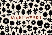 Night Woods, a Decorative Illustration by Dina Mae (Thumbnail 5 of 10)