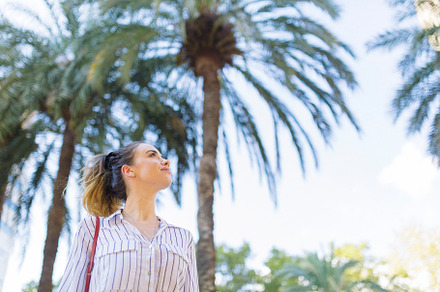 Businesswoman in the city stock photo containing portrait and woman