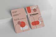 Round Portrait Card - Mockup, a Product Mockup by Bokuto (Thumbnail 2 of 3)