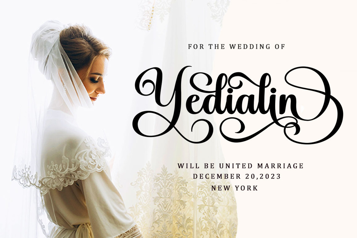 Grace Brilliant Script Font preview 8