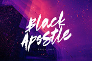 Black Apostle, a Script Font by chekart (Thumbnail 1 of 8)