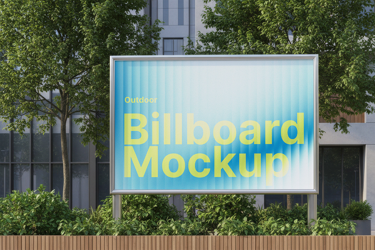 Billboard Mockup Set, an Advertising Mockup by Evloxx Studio (Photo 3 of 6)