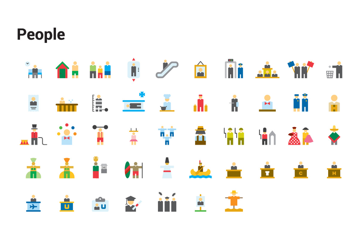 +1000 COLORED FLAT ICONS, an Icon by beguima (Photo 6 of 14)