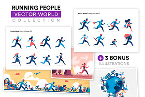 Running People - Vector World