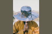Landscape Painted Hat Portraits, a Decorative Illustration by StockVerse Creative (Thumbnail 3 of 4)