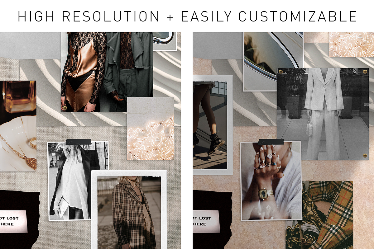 Realistic Mood Board Mockups II, a Product Mockup by Karissa Macapagal (Photo 6 of 10)