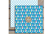 Snowman Digital Paper, a Pattern Graphic by JennyL Designs (Thumbnail 5 of 5)