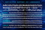 Ultimatum Velocity speed stencil, a Sans Serif Font by Comicraft Fonts (Thumbnail 4 of 5)