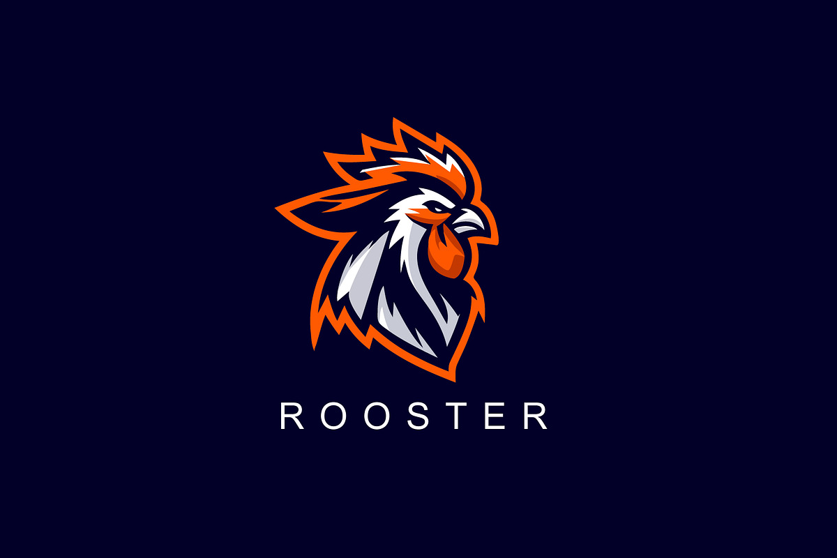 Rooster Logo, a Graphic by Usman