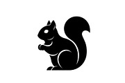 Squirrel Silhouette Vector Bundle, an Illustration by yasushie (Thumbnail 2 of 48)