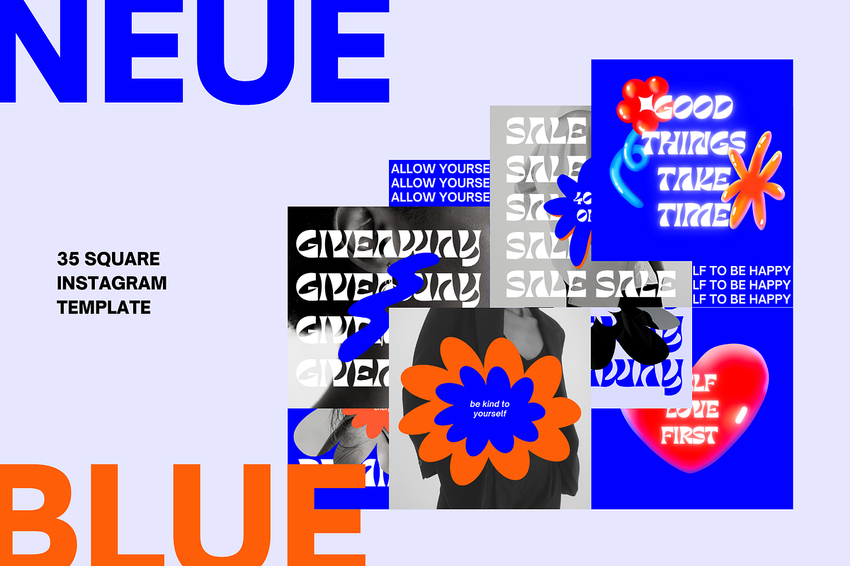 Neue Blue Instagram Post CANVA, a Social Media Template by Elokka Std. (Photo 2 of 9)