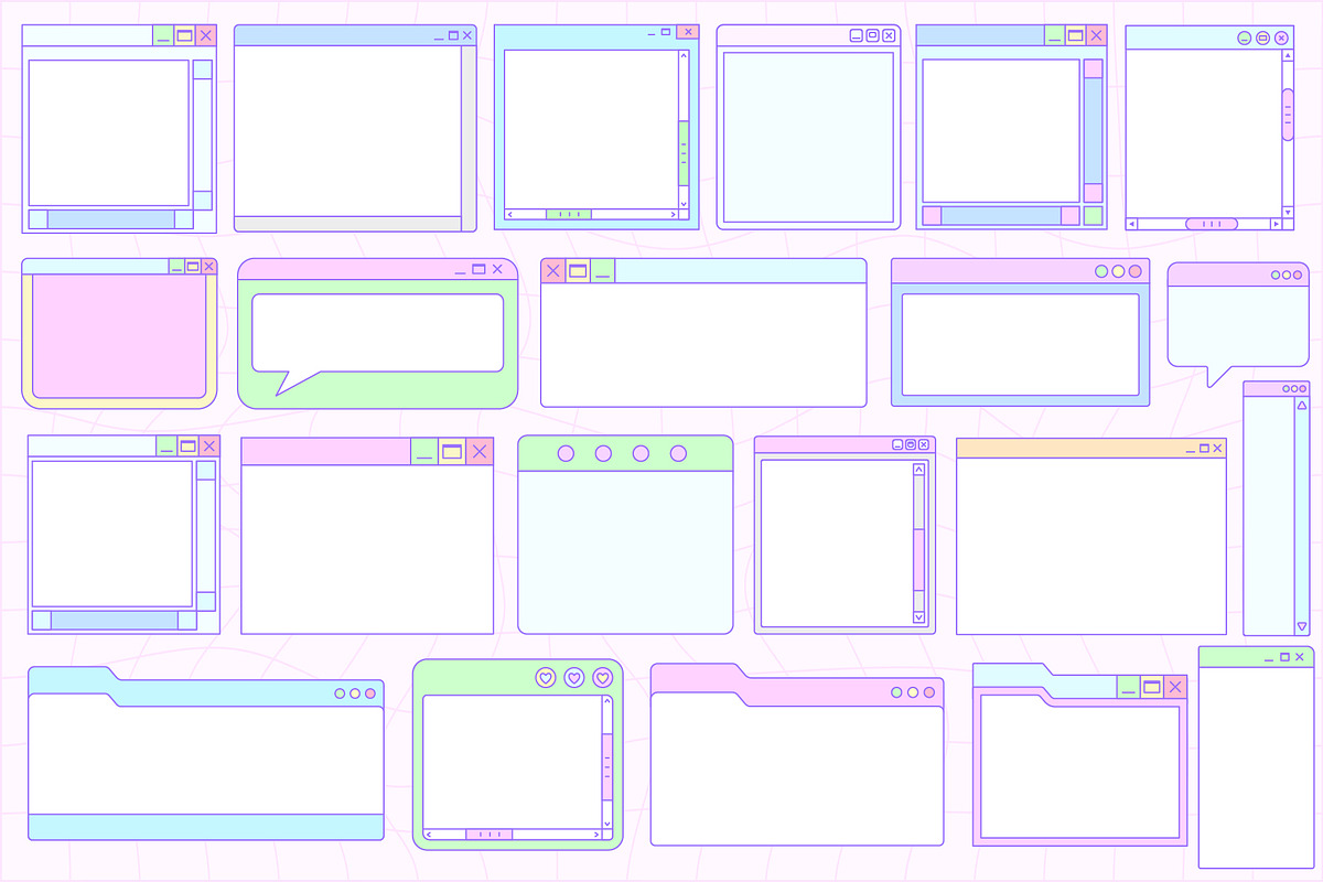 Y2K UI VECTOR KIT, an Object Graphic by craftlove (Photo 2 of 13)