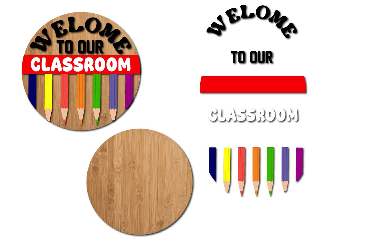 Welcome To Our Classroom Door Sign, an Object Graphic by EllaMaiyaali (Photo 4 of 5)