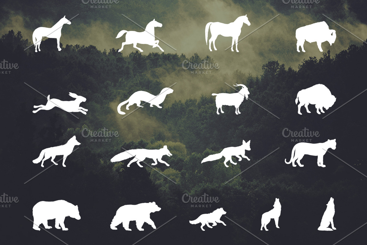 Rustic Animals Clipart - AI PNG EPS, an Animal Illustration by BirDIY Design (Photo 6 of 8)