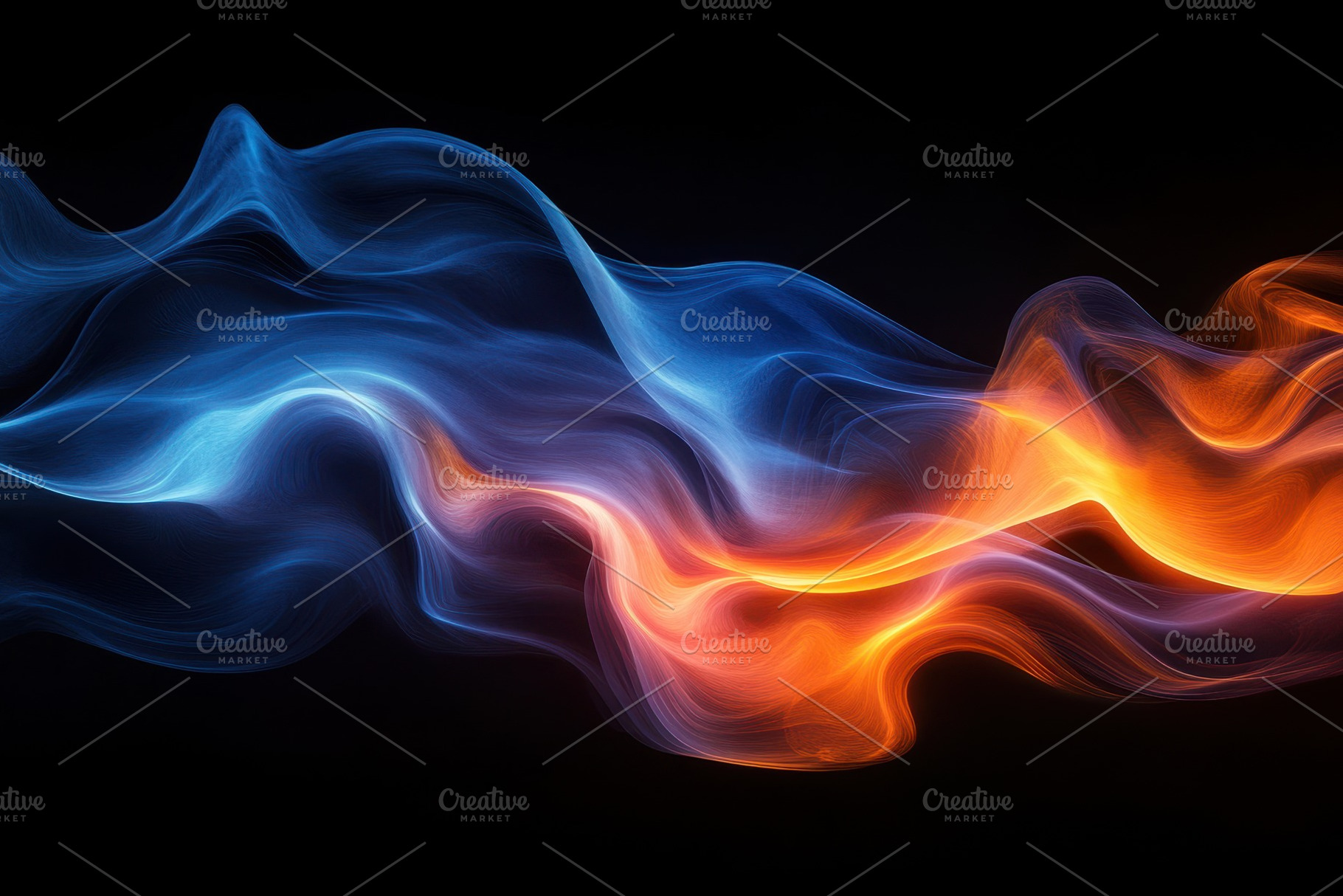 Swirling abstract cloud of blue and, a Photo by Iftikhar Alam