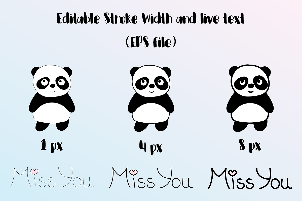Cute Panda, an Animal Illustration by My Sweet Dreams (Photo 6 of 7)